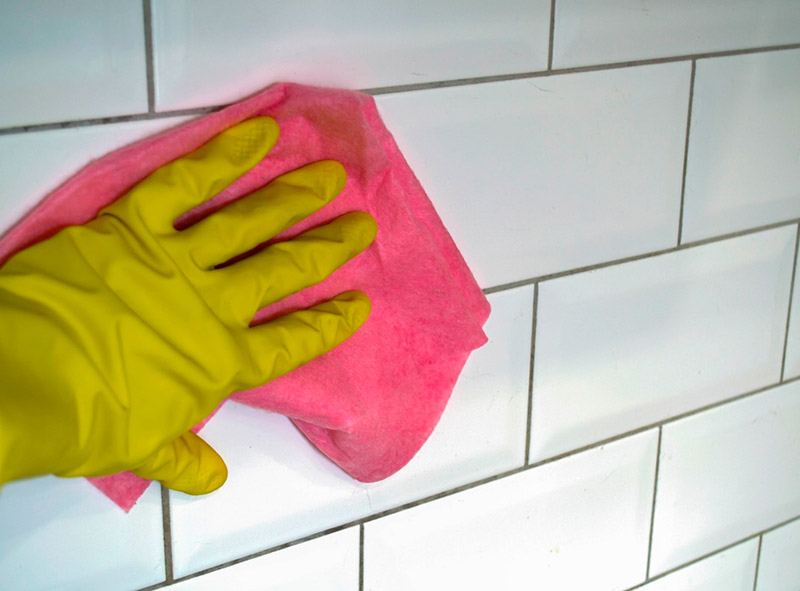 Чистка керамической плитки