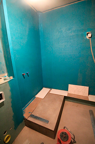 Гидроизоляция душевой кабинки