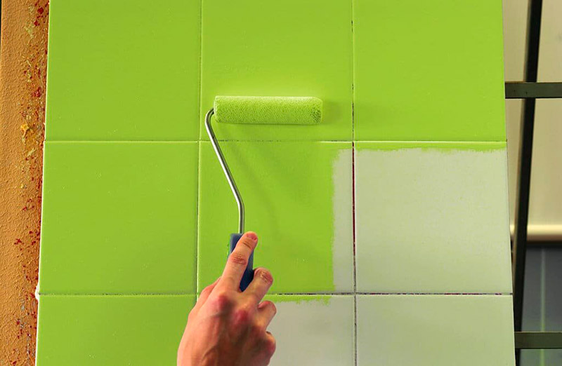 Обновление старого цвета плитки