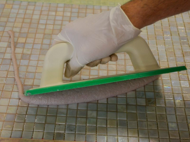 Применение эпоксидной затирки