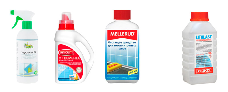 Средства для обработки и очистки швов плитки