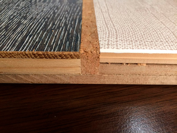 Стыковка плитки и ламината с помощью пробкового стыка